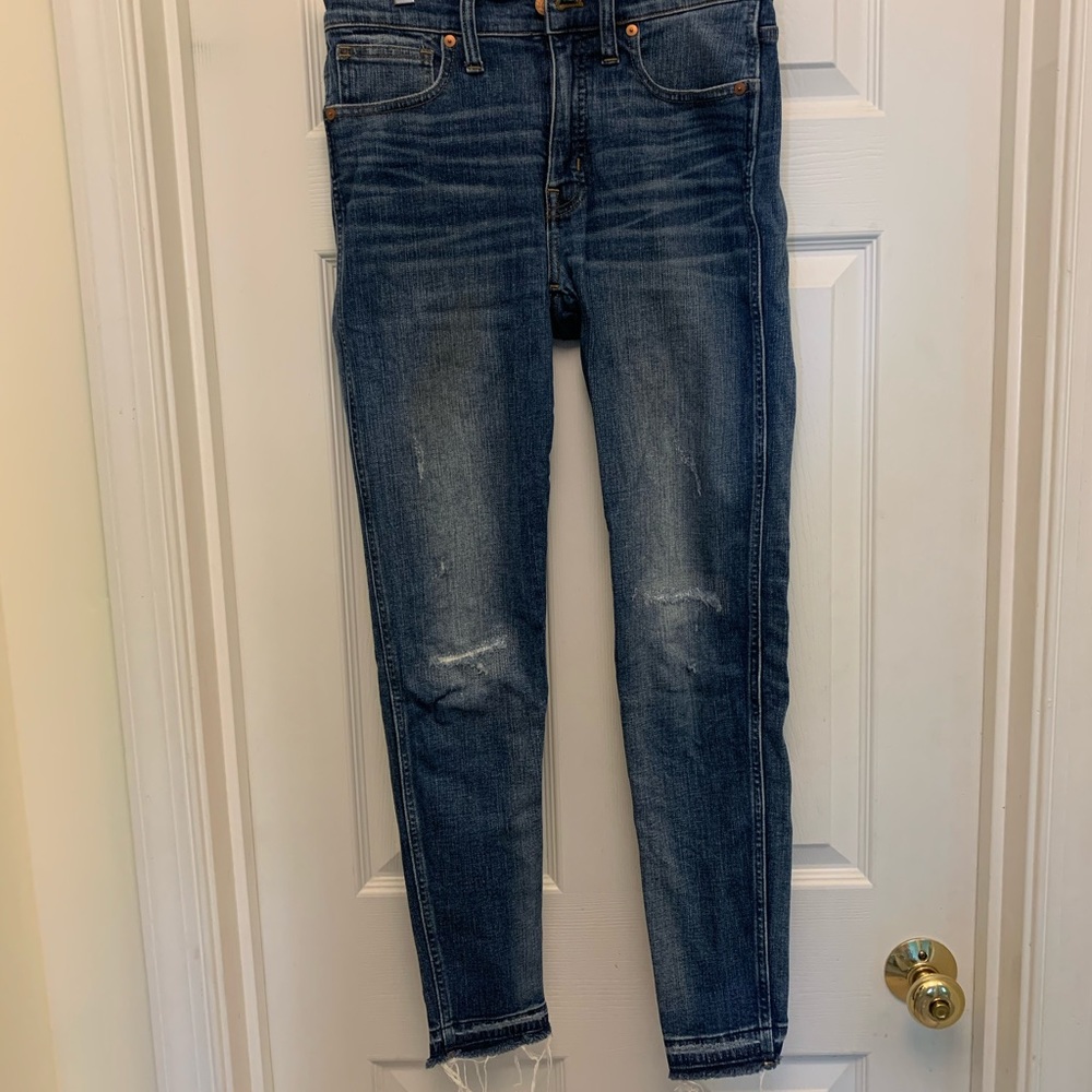 Madewell mid rise skinny jeans